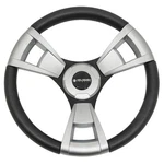 Gussi Italia Model 13 Black/brushed 14" Steering Wheel Club Ds Golf Cart. Fixed Price $213.95.