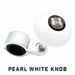 Pearl White Steering Wheel Suicide Spinner Handle Knob Car Truck Police Badge. Fixed Price $25.64.