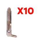New Pack Lot Of 10 Replacement Mazda Remote Smart Key Fob Emergency Blank Blade. Fixed Price $29.93.