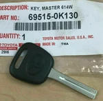 Oem Toyota Tail Gate Key Blank Uncut 2016-2021 Tacoma And 2019-2021 Tundra. Fixed Price $38.00.